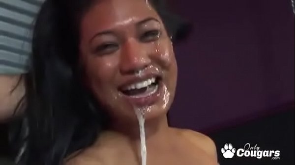 Lyla Lei To Give A Sloppy Blowjob &amp_ Gets A Huge Messy Facial
