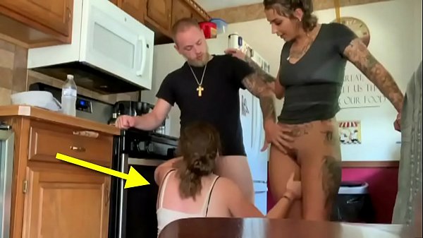 THREESOME in THE KITCHEN 1 of 2