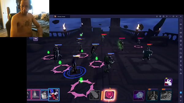 BLACK OTTER PLAYING DISNEY SORCERER'_S ARENA