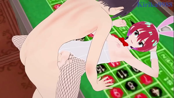 Amate Yuzuriha (MACHU) (Bunny Girl) and Shiiko Sugai (Bunny Girl) intense sex. - Mobile Suit Gundam GQuuuuuuX Hentai