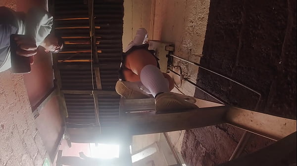 teacher upskirts his plumbing and electrical students' buttocks