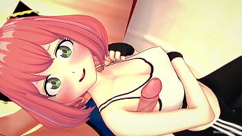 Anya finishes her exercises and now she is hot (hentai) (adult version)