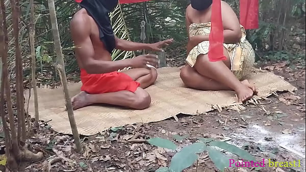 Ambitious house wife went to baba native doctor to collect charm to enable her manipulate the chairman of her village to make her his second wife, end up getting banged by baba'_s big dick in the shrine