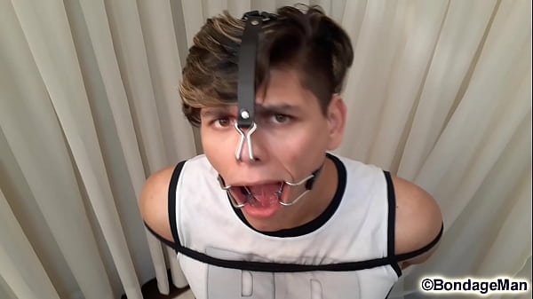 Axel Gag Testgagged several times for gag test from Bdman