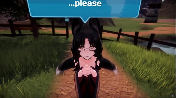 Monster Girl Island [Monthly Patreon choice Hentai game] Ep.4 Blonde elf with green eyes amazing titjob