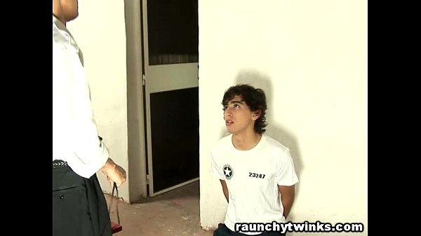 Slim Twink Tastes Jail Guard'_s Big Fat Cock